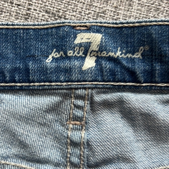7 For All Mankind Denim Shorts 27 - Picture 3 of 4
